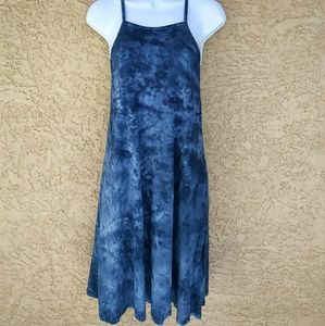 Billabong Blue Cotton Blend Jersey Dress